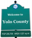 Welcome to Yolo County Sign